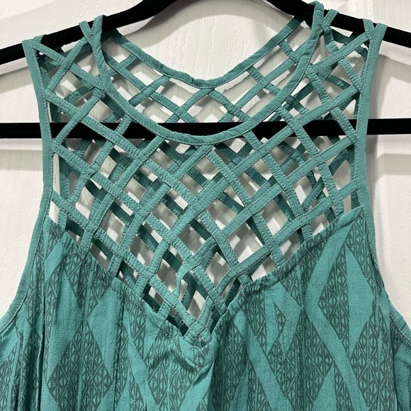 Manaola Hawaii Maxi Dress Upena Mauna Medium - Picture 2 of 4